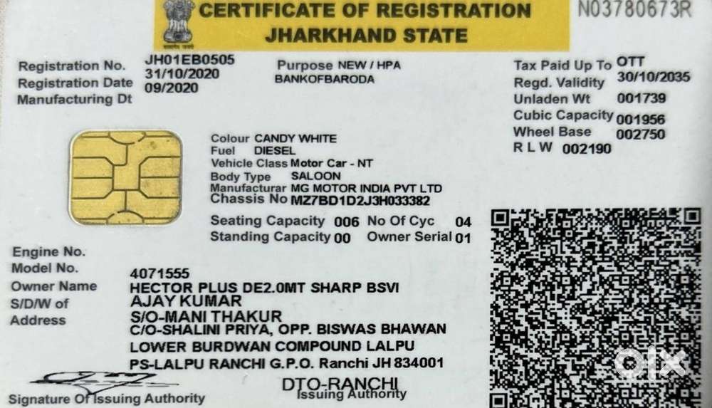 Mg Hector Plus 2020 Well Maintained