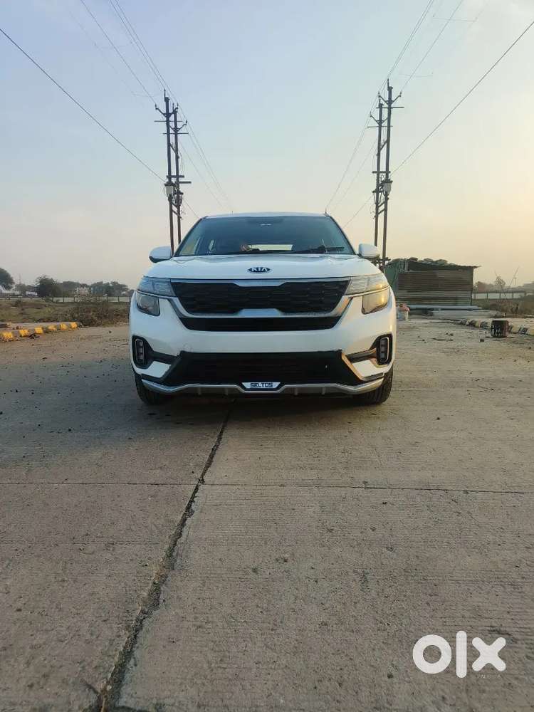 Kia Seltos 2020 Hte Diesel White - Single Hand Driven - Good Milleage
