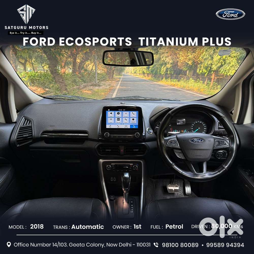Ford Ecosport [2017-2021] 1.5 Titanium Ti Vct At, 2018, Petrol