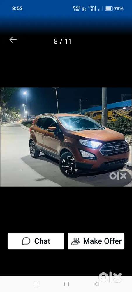 Ford Ecosport 2018 Diesel Good Condition