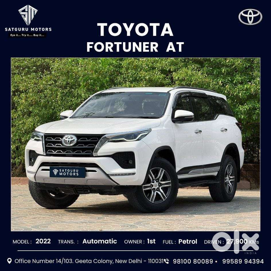 Toyota Fortuner 4x2 At 2.7 Petrol, 2022, Petrol