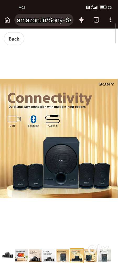 Sony d40 100w