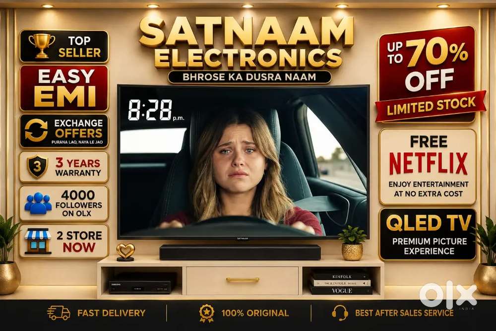 (43) SMART LED TV WITH EXCHANGE OFFER 3 YEARS WARRANTY 4K ULTRA
