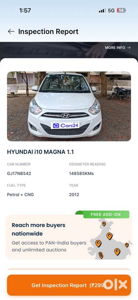Hyundai I10 1.2 Magna 2012