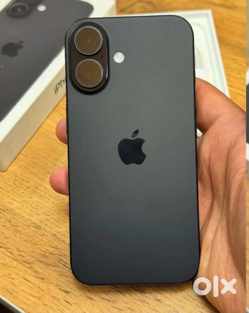 IPHONE 16 PLUS BLACK COLOR WITH WARRANTY STORAGE (( 256GB))