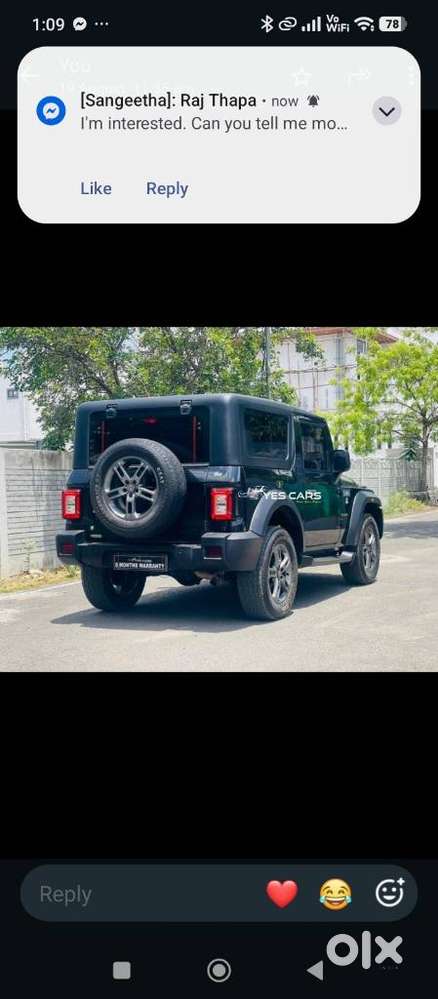 Mahindra Thar Lx 4-str Hard Top At, 2023, Diesel