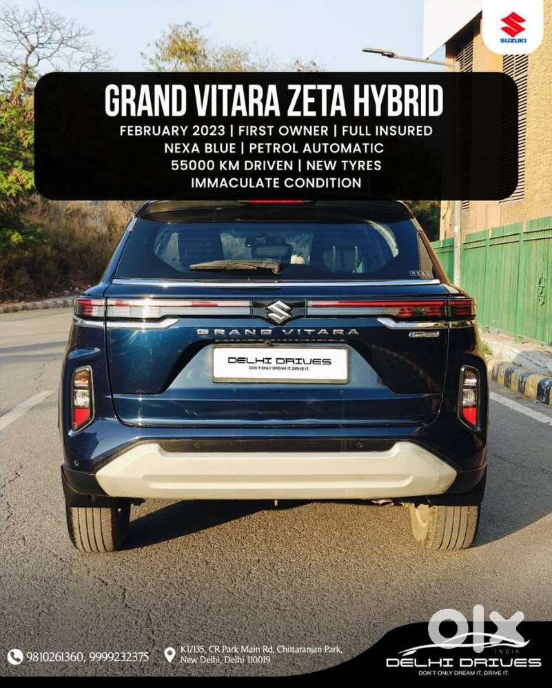 Maruti Suzuki Grand Vitara 1.5 Zeta Smart Hybrid At, 2023, Petrol