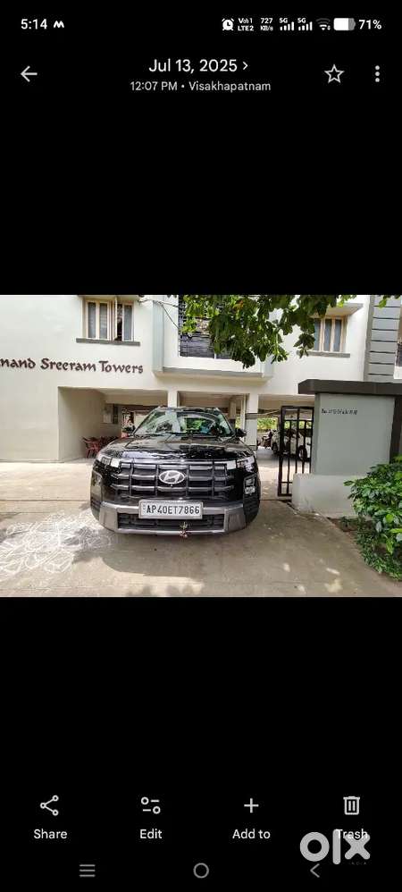 Hyundai Creta Facelift 2025 Petrol 3996 Km Driven