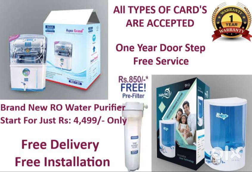 Brand New RO Water Purifier Start For Just Rs 4,499 Only