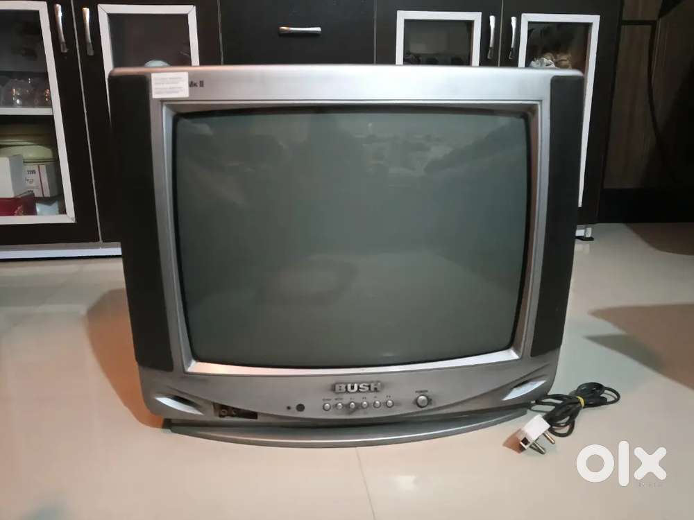 Our television is 20 years old and the brand name is Bush.