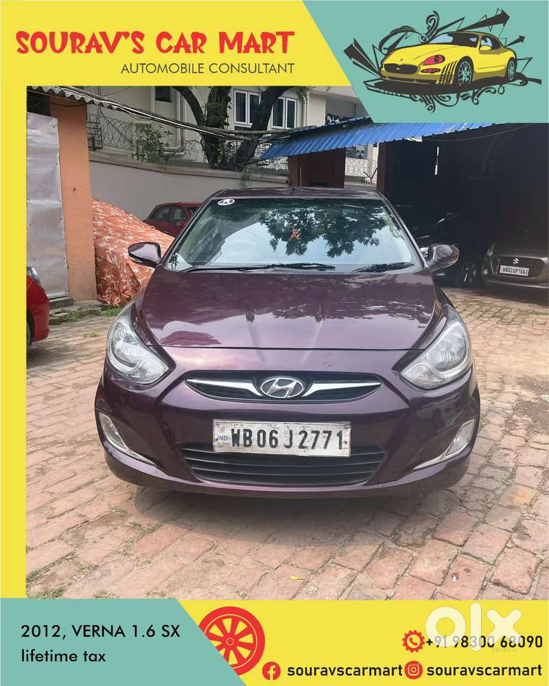 Hyundai Verna 1.6 Sx, 2012, Petrol