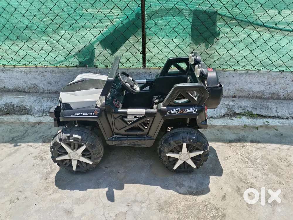 Toy Car Kids Thar Black Colour