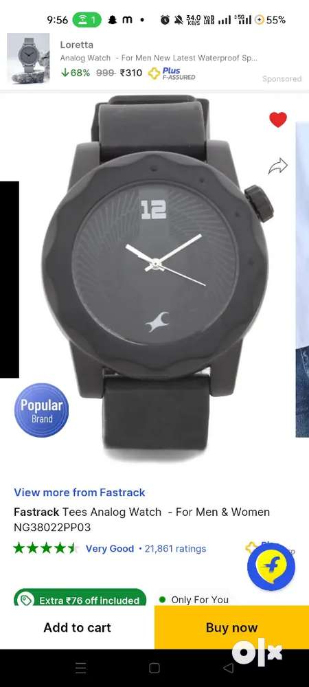 3 fastrack shop watches for 999