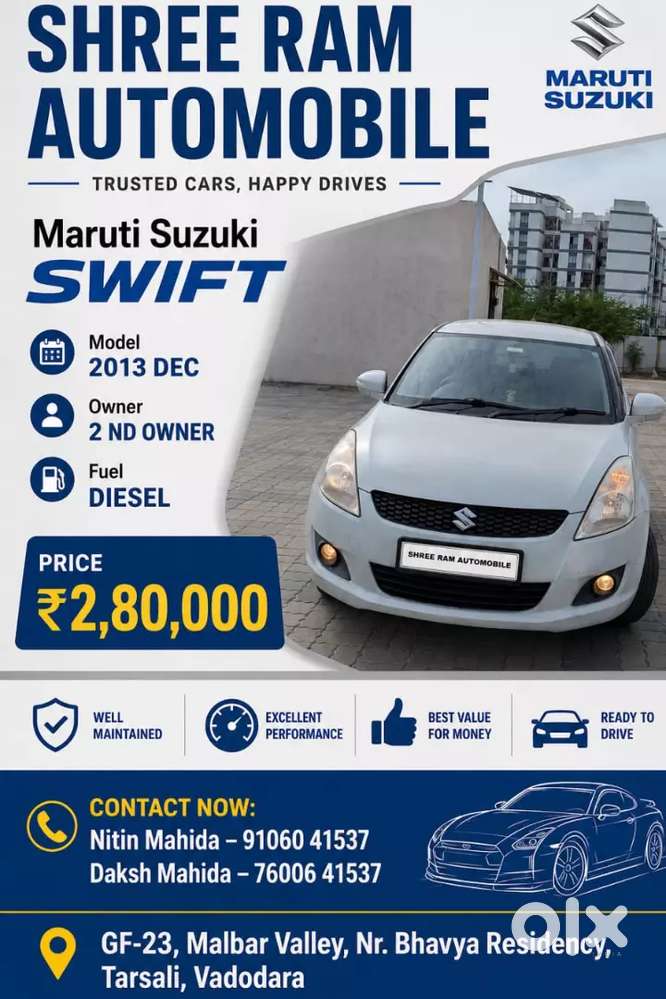 Maruti Suzuki Swift Vdi 2013 Dec