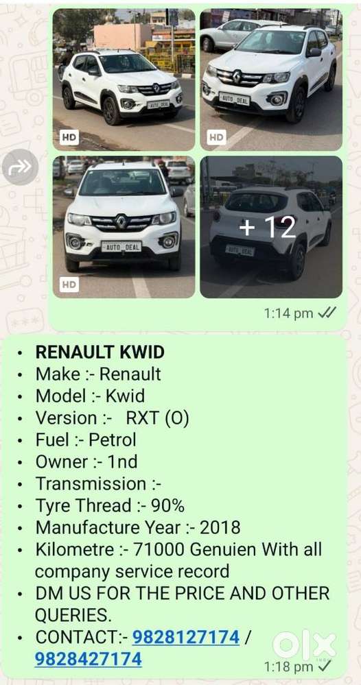 Renault Kwid 1.0 Rxt Sce Special (o), 2018, Petrol