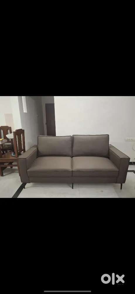 Premium 3+1+1 Sofa Set Italian Leather Rexine  Excellent Condition