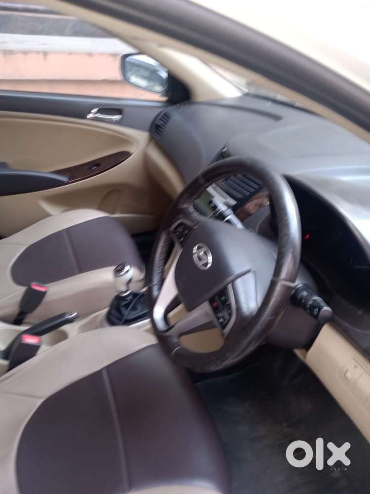Hyundai Fluidic Verna 2012 Model White Less Used