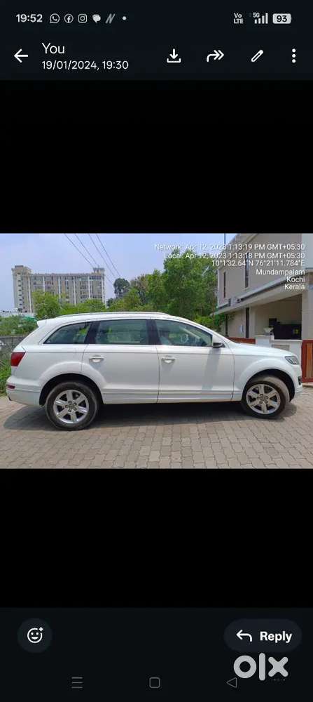 Sale Audi Q7 2014 Original Kerala