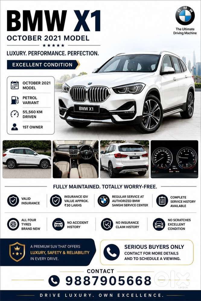 Bmw X1 Petrol 2021