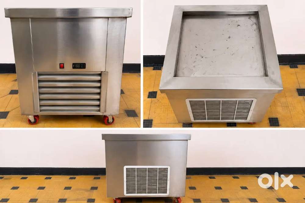 Ice cream roll machine
