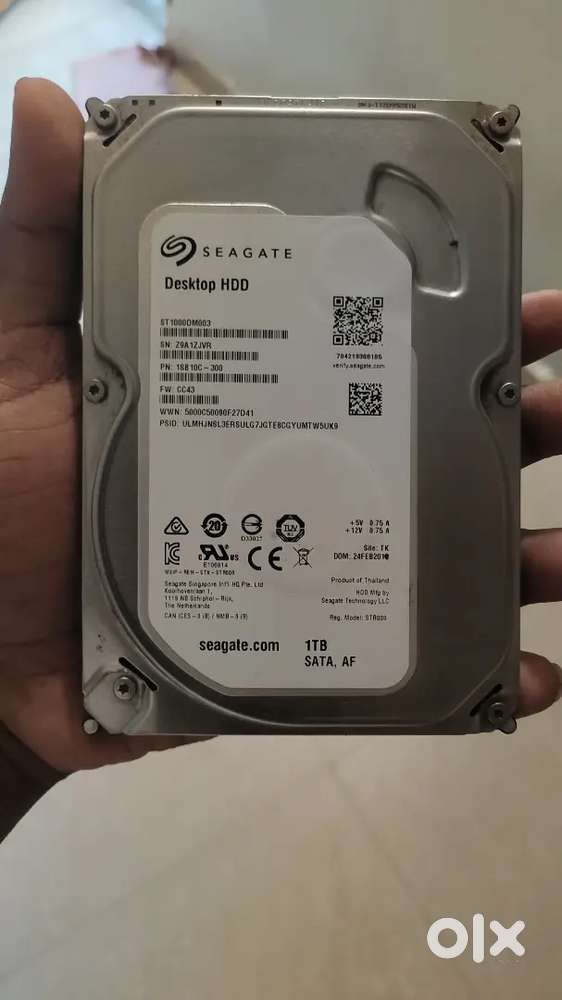 1tb hard disk available