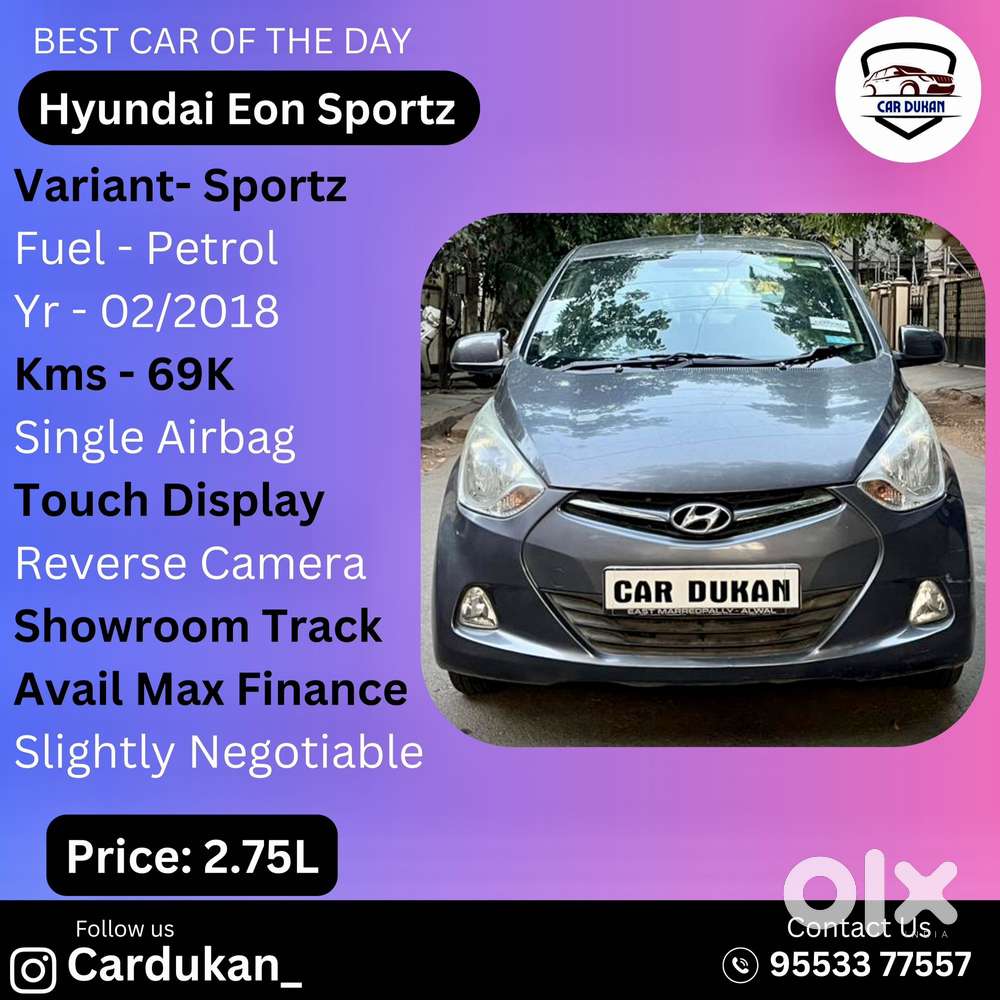 Hyundai Eon Sportz, 2018, Petrol