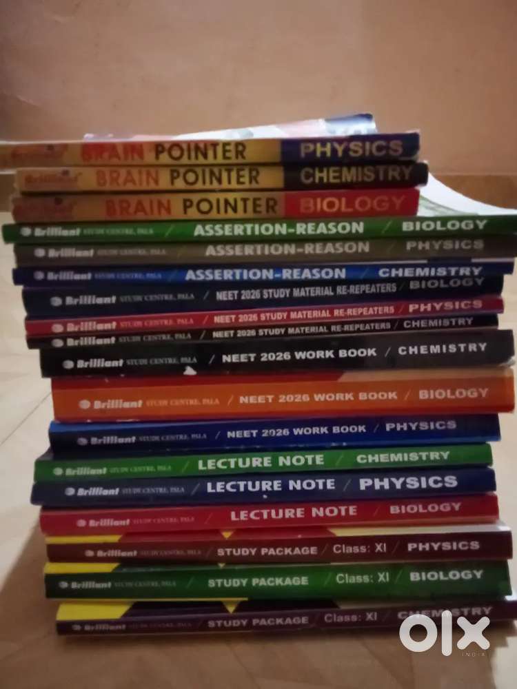 Neet full study materials for plus one by brilliant pala