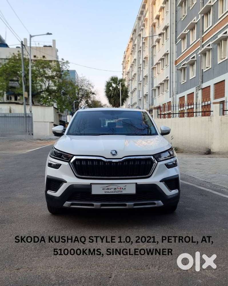 Skoda Kushaq 1.0 Tsi Style At (6 Airbags), 2021, Petrol