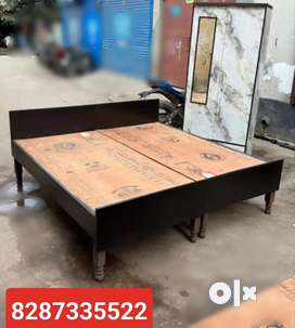 Olx double bed with deals box near me