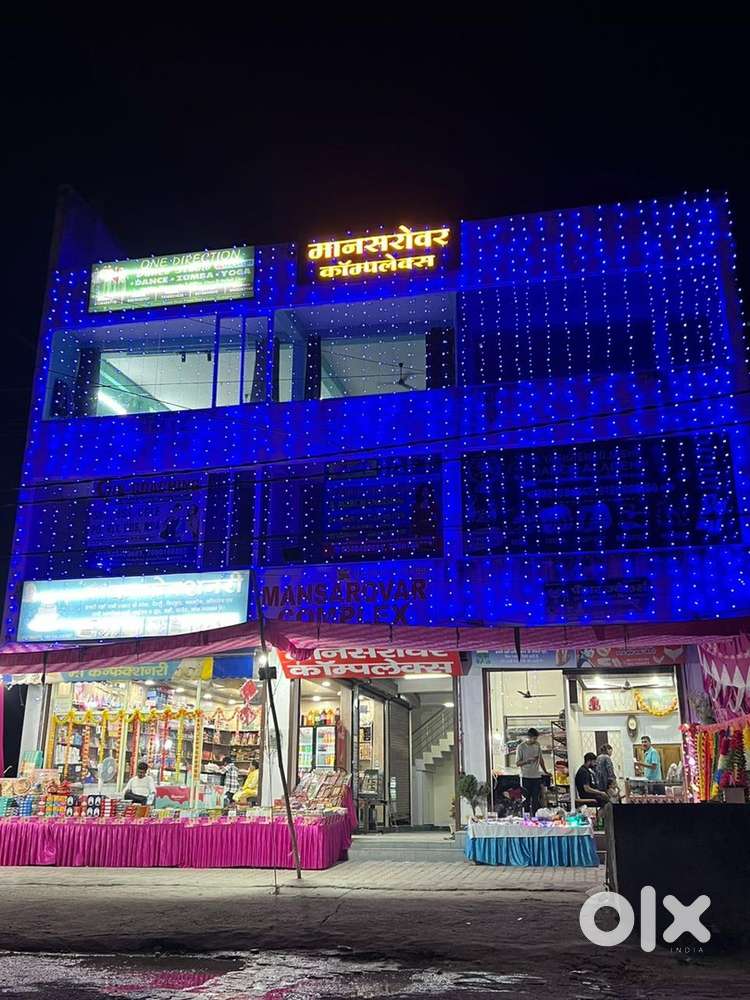 Shops and hall for rent