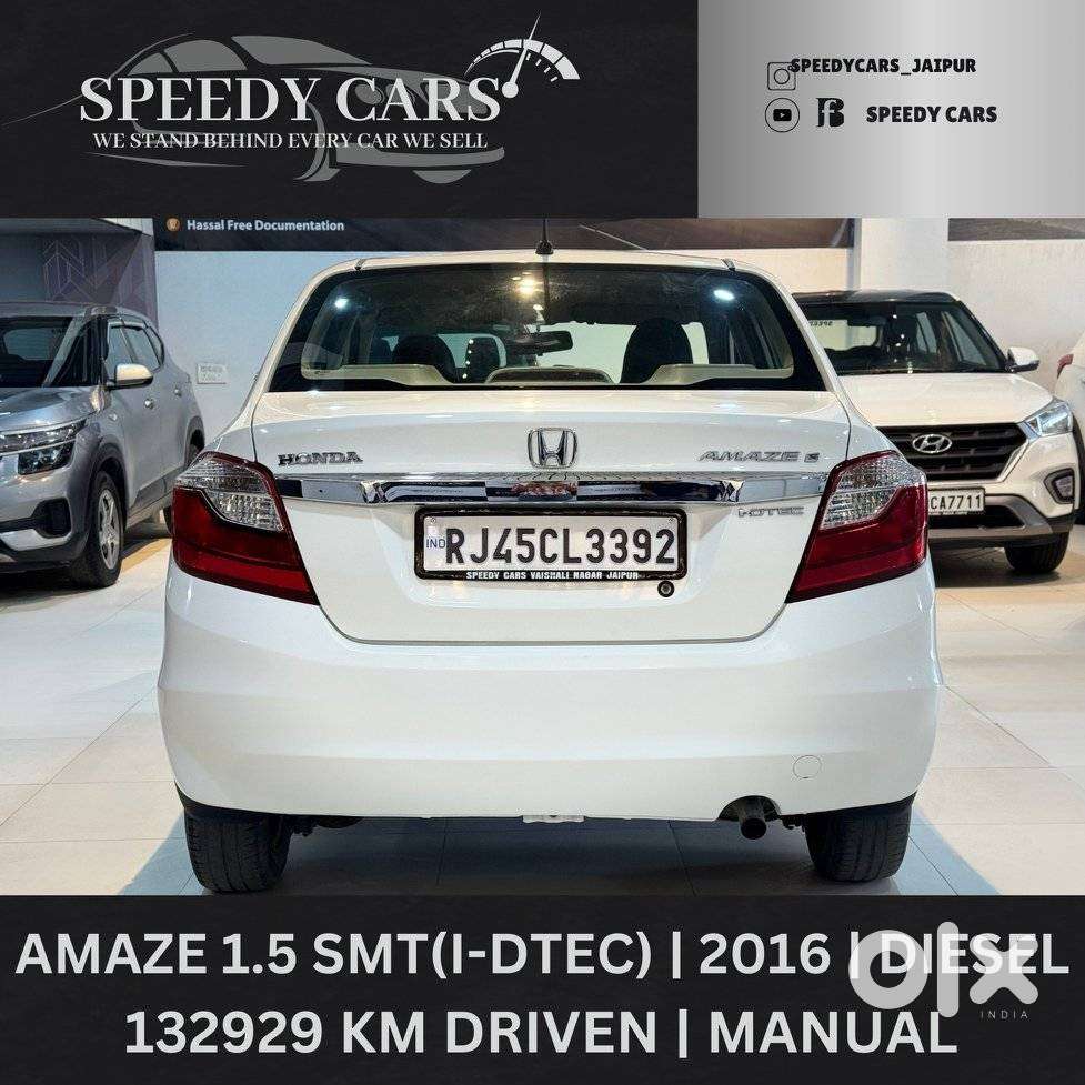 Honda Amaze 1.5 Smt I Dtec, 2016, Diesel