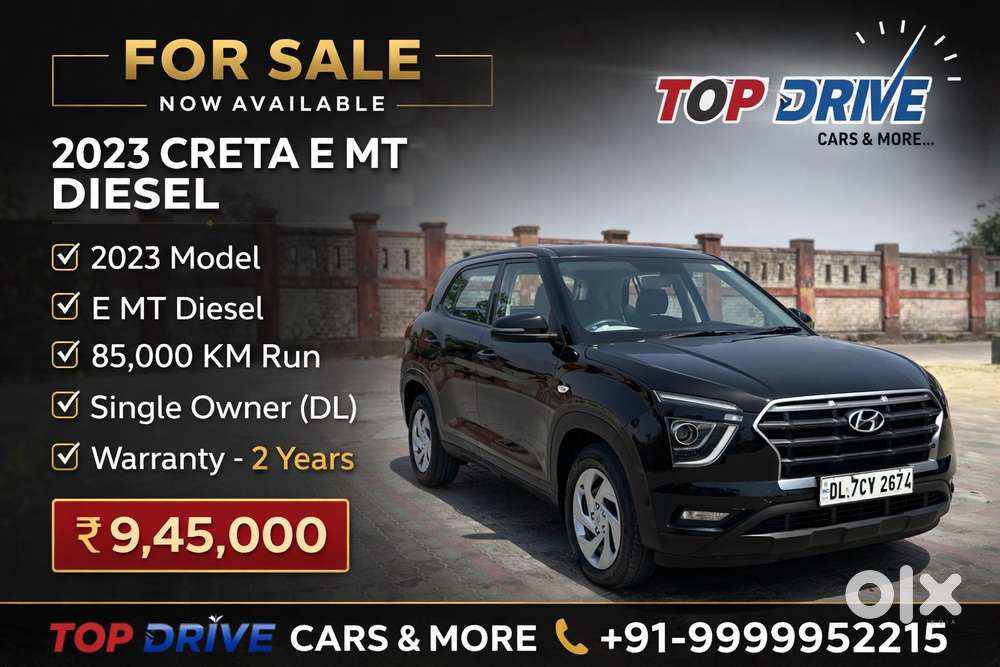 Hyundai Creta 1.4 Ex Diesel, 2023, Diesel
