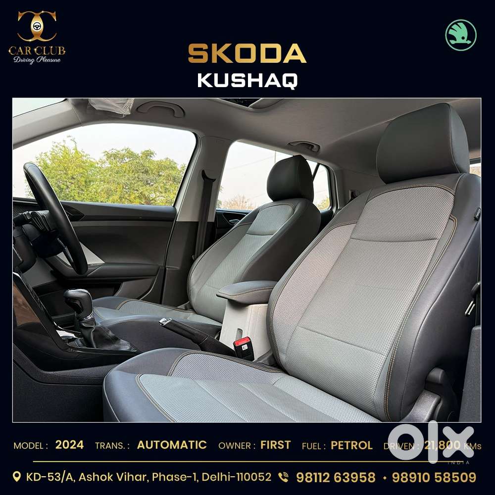 Skoda Kushaq 1.0 Tsi Style At (6 Airbags), 2024, Petrol
