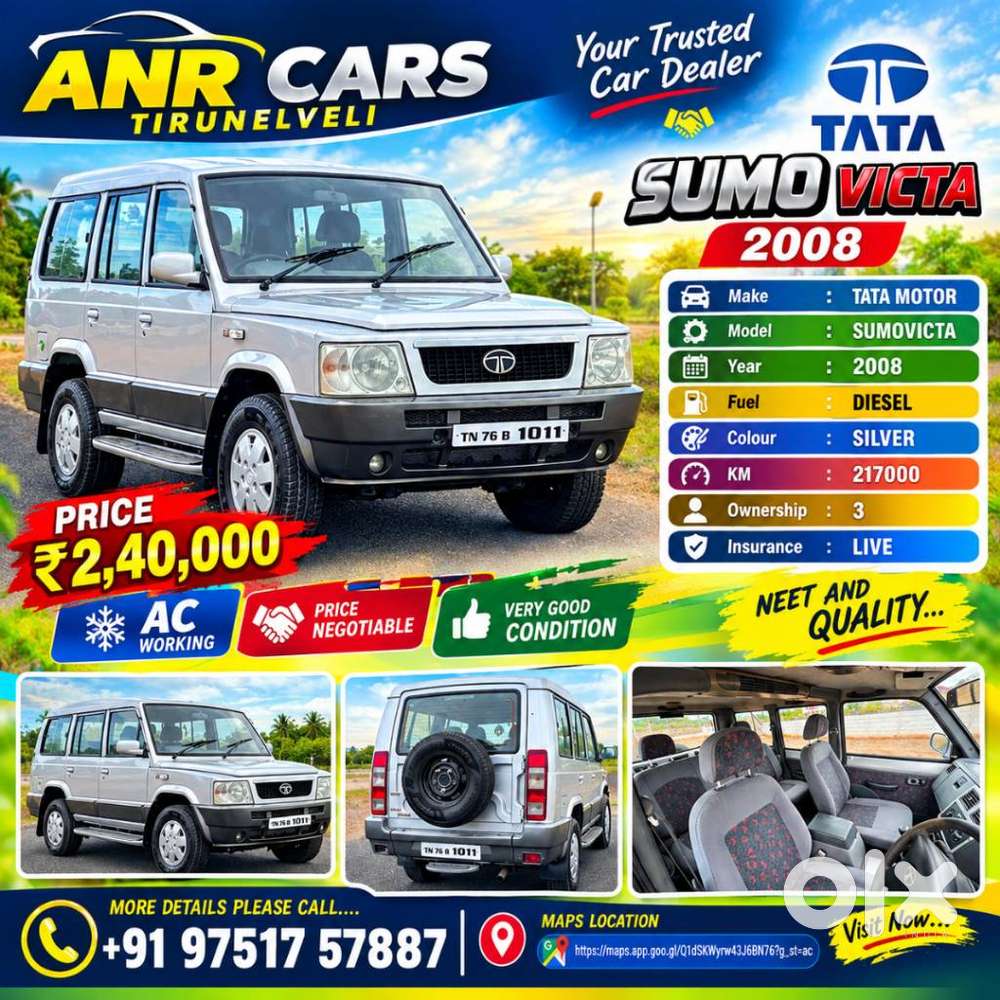 Tata Sumo Victa Di Gx, 2008, Diesel