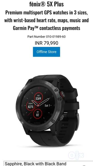 Gps garmin best sale fenix 5x plus