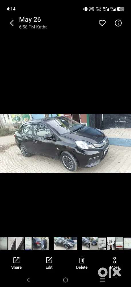 Honda Amaze 2016 Petrol 76000 Km Driven
