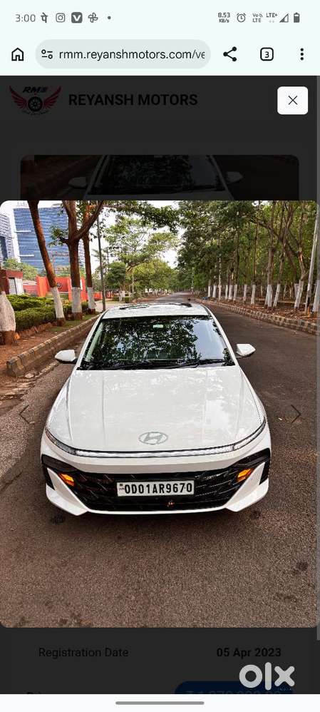 Hyundai Verna Sx Option, 2023, Petrol