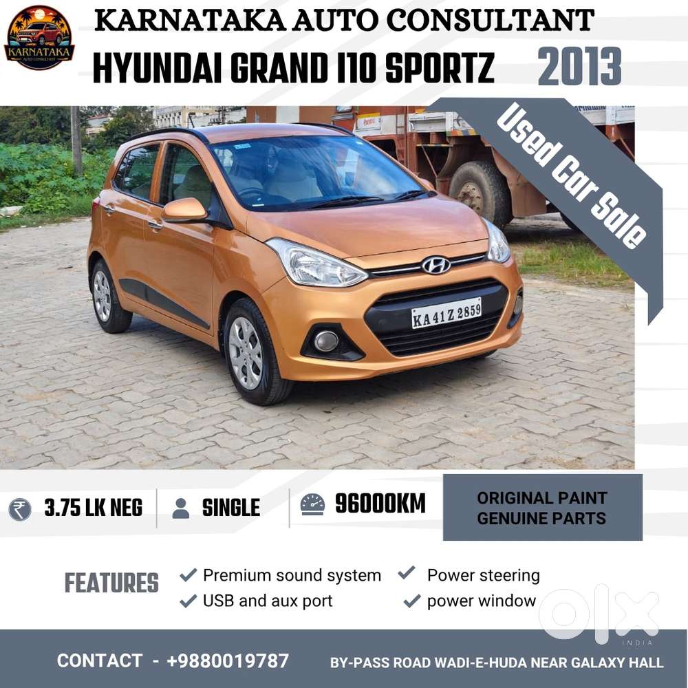 Hyundai Grand I10 Sportz, 2013, Petrol