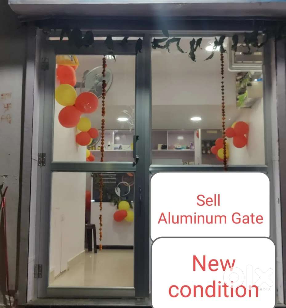 Aluminum shop gate sell