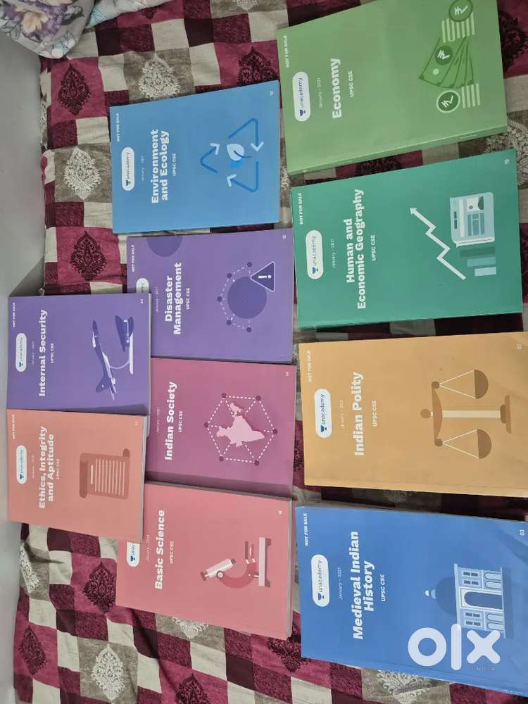 UPSC all books by unacademy .