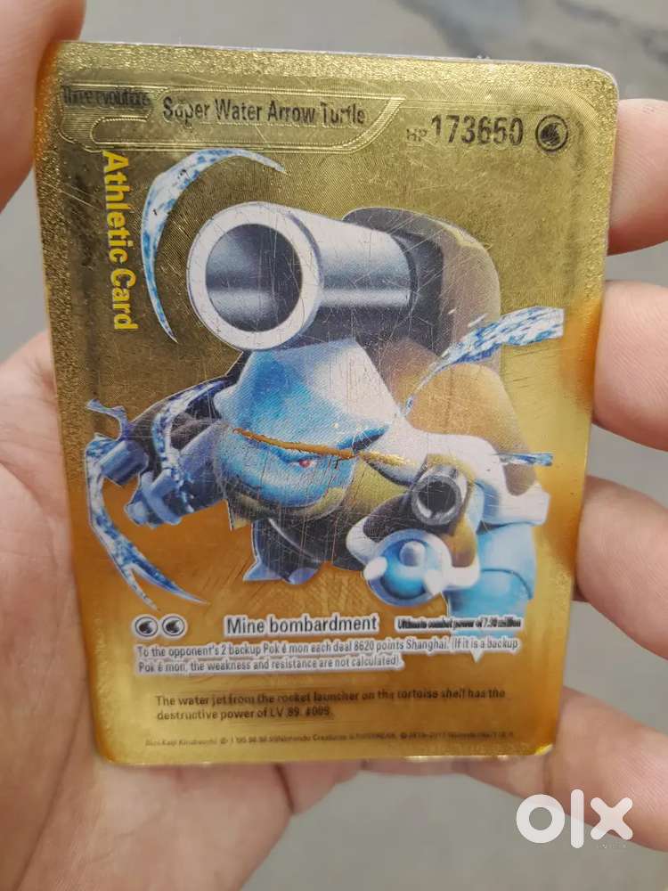 golden blastoise pokemon card Rare Golden Blastoise pokemon card - Other Hobbies in undefined,
