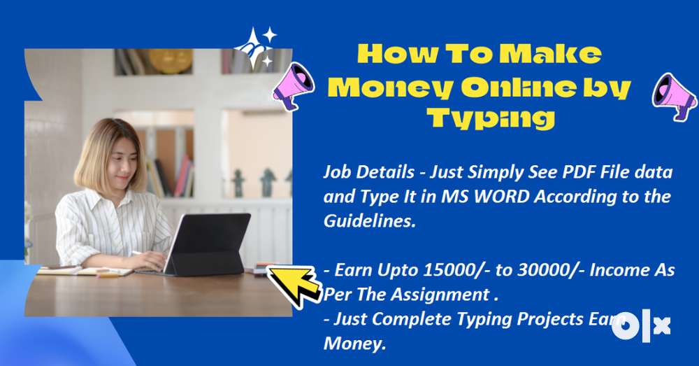 Earn money deals by typing words