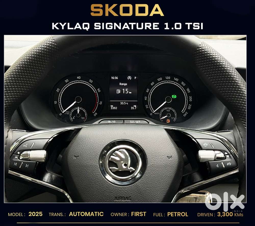 Skoda Kylaq Signature At, 2025, Petrol