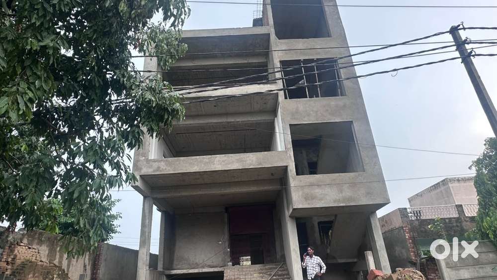 It is a newly built building on road for rent out
