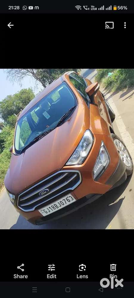 Ford Ecosport 2018 Petrol 66000 Km Driven