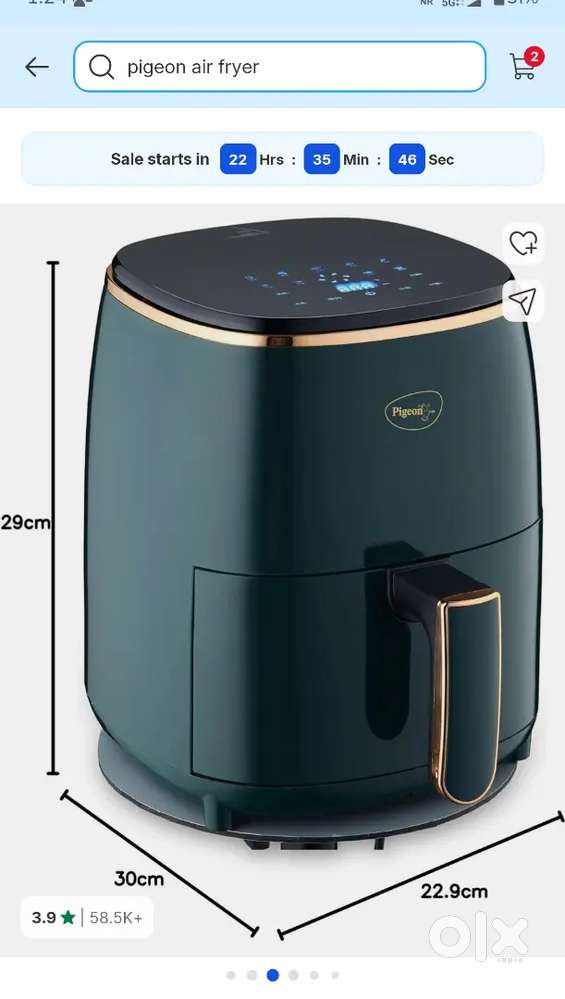 Pigeon Air frier new