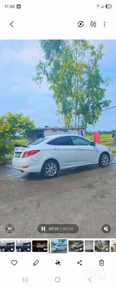 Hyundai Verna Diesel 2011 H Gadi Ekdm Fresh Gadi Me Koi Bhi Kaam Nhi H