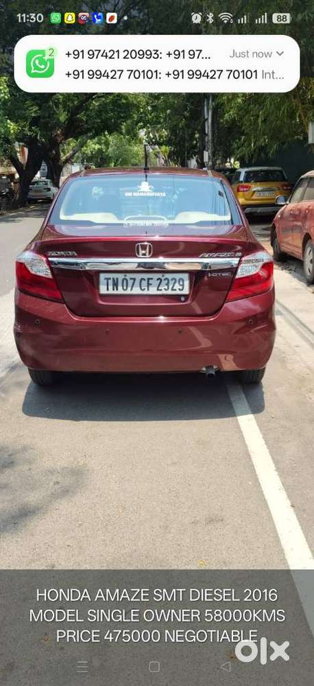 Honda Amaze 1.5 Smt I Dtec, 2016, Diesel