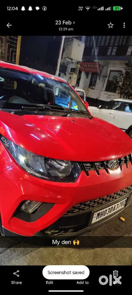 Mahindra Kuv100 Nxt K4+ 6-seater Petrol (2018) &ndash; Low Run, New Ba