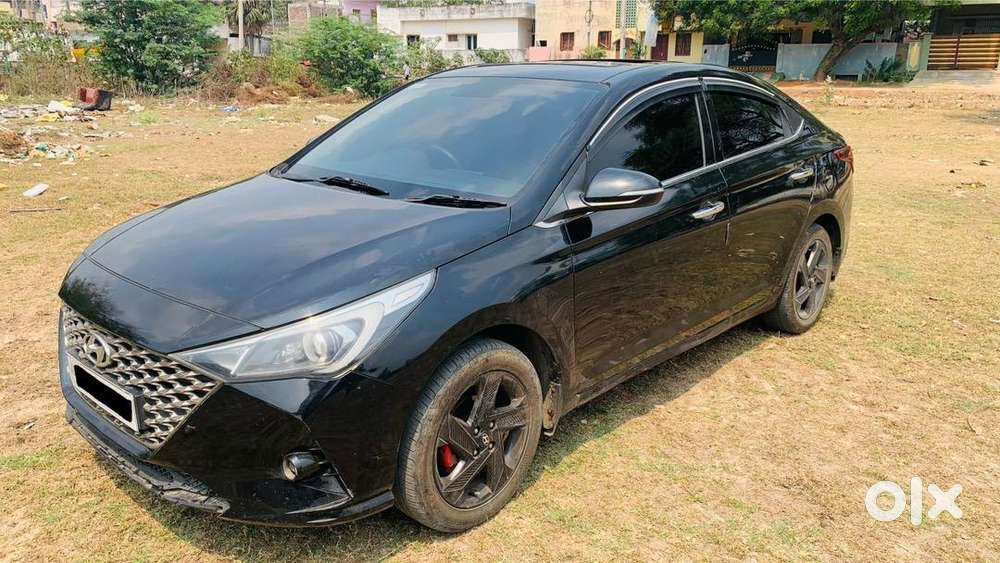 Hyundai Verna Sx 2021  Loaded  Black Beauty  Second Owner